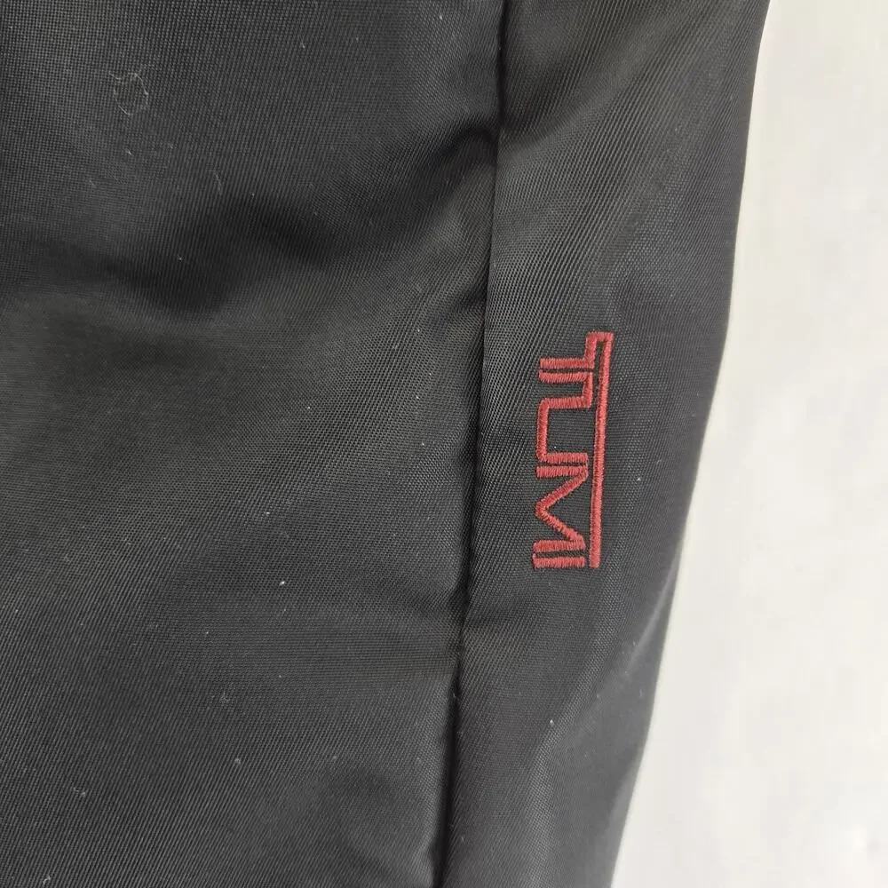 Tumi Tech Essential Gear Travel Briefcase Bag Black Adjustable Strap‎ Business
